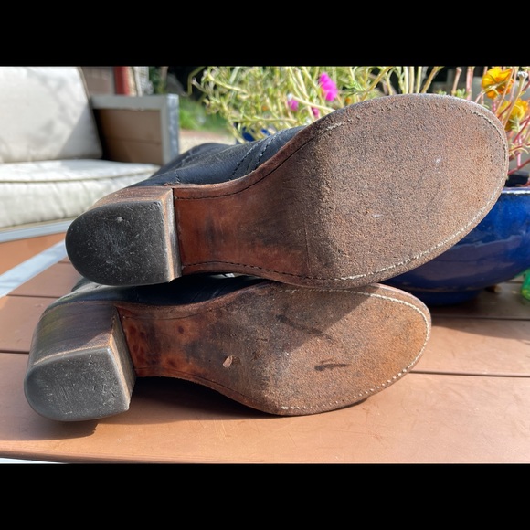 Frye Jane Knee High Heeled Boots, Black, 7.5 B - Picture 8 of 15